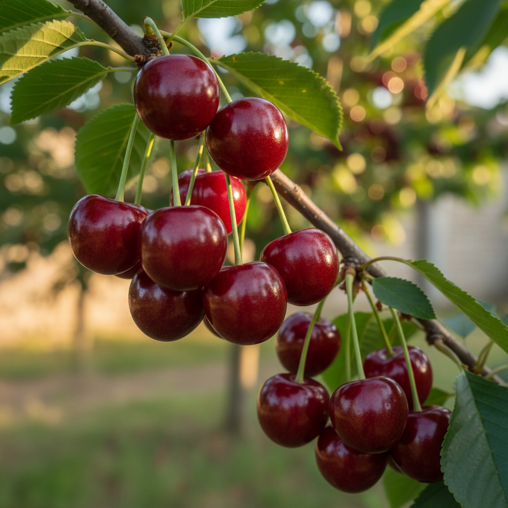 Cerises Summit sur branche