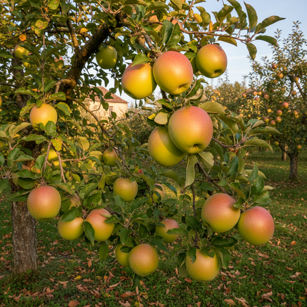 Pommes Bellefille sur la branche