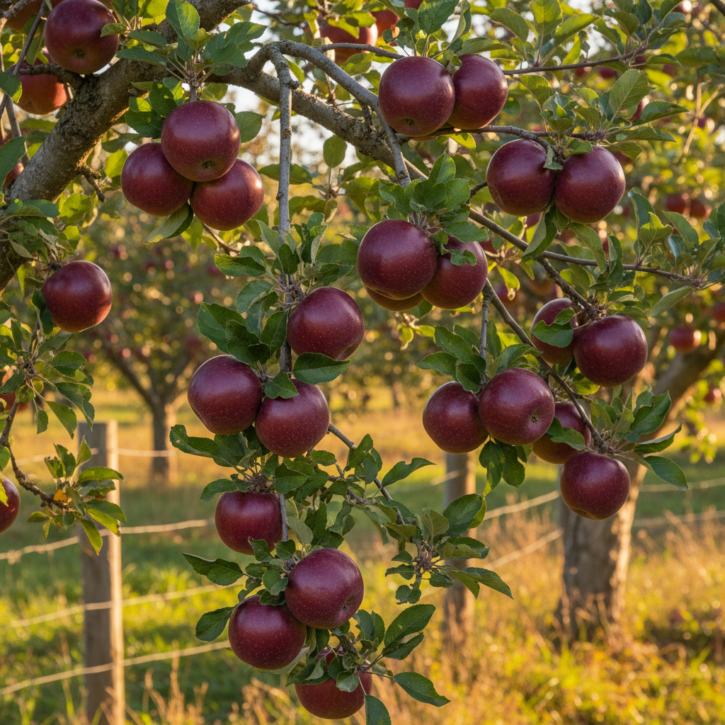 Pommes Macoun sur la branche